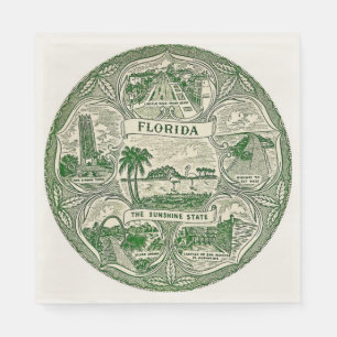 Florida, der Sonnenschein-Staat Serviette