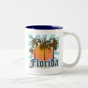 Florida der Sonnenschein-Staat USA Zweifarbige Tasse