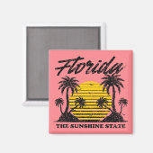 Florida Der Sunshine-Staat Magnet (Vorderseite/Rückseite)