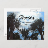 Florida, der Sunshine-Staat Postkarte (Vorne/Hinten)