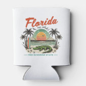 Florida, der Sunshine Staat - Sonnenuntergang Dosenkühler (Rückseite)