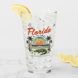 Florida, der Sunshine Staat - Sonnenuntergang Glas