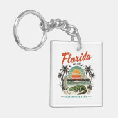 Florida, der Sunshine Staat - Sonnenuntergang Schlüsselanhänger (Vorderseite links)
