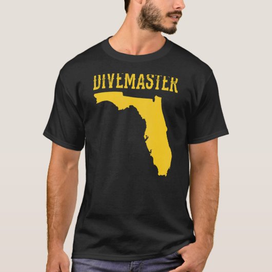 Florida Divemaster Scuba Diving Instructor Dive Fl T-Shirt (Vorderseite)