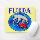 Florida Dolphin & Herz #USAPatriotGraphics © Mousepad (Mit Mouse)