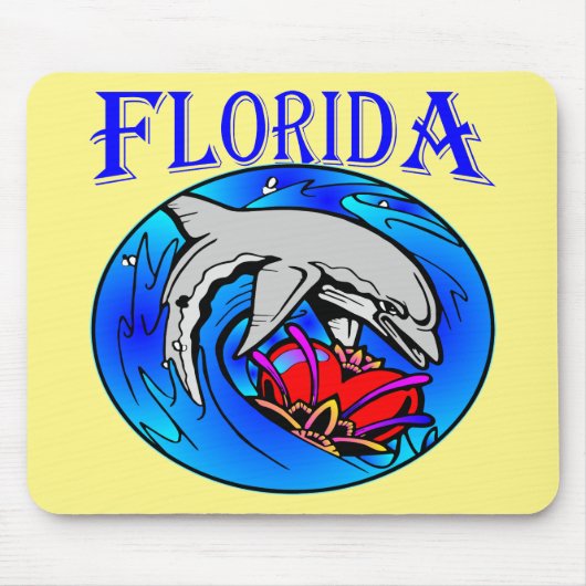 Florida Dolphin & Herz #USAPatriotGraphics © Mousepad (Vorne)