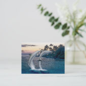 Florida Dolphins Visitenkarte (Stehend Vorderseite)