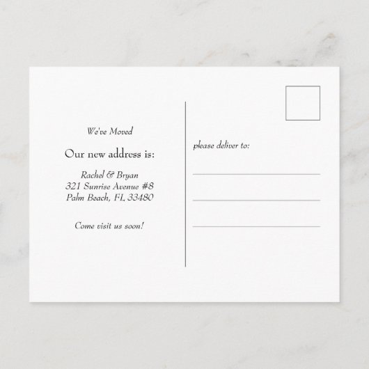 Florida Dream Postkarte (Rückseite)