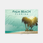 Florida - Editable Illustration Fleecedecke (Vorderseite (Horizontal))
