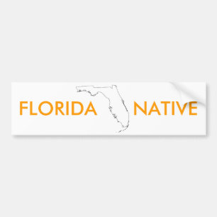 FLORIDA-   EINGEBORENER AUTOAUFKLEBER
