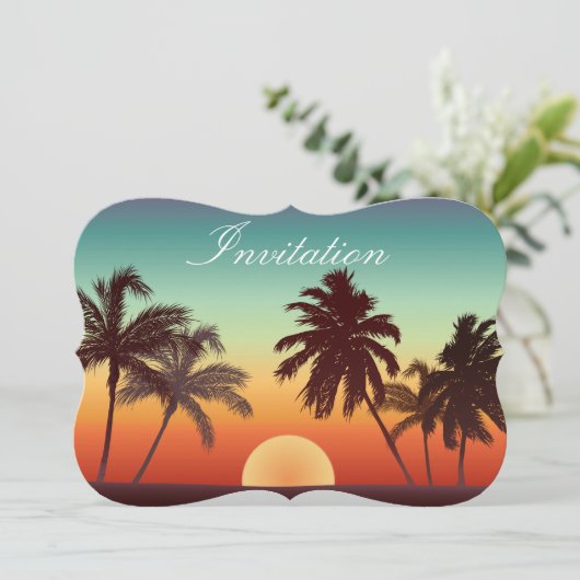 Florida Einladung (Stehend Vorderseite)