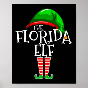 Florida Elf Group Matching Familienweihnachtsgesch Poster