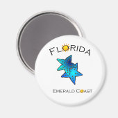 Florida Emerald Coast Magnet (Vorderseite/Rückseite)
