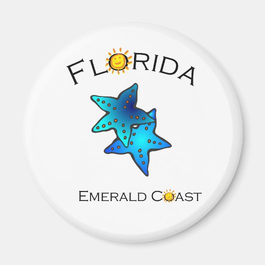 Florida Emerald Coast Magnet (Vorne)