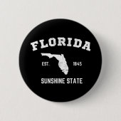 Florida Est 1845 Sunshine Staat Button (Vorderseite)