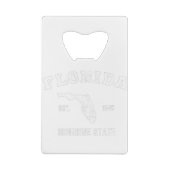 Florida Est 1845 Sunshine Staat Geldbeutel Flaschenöffner (Rückseite)