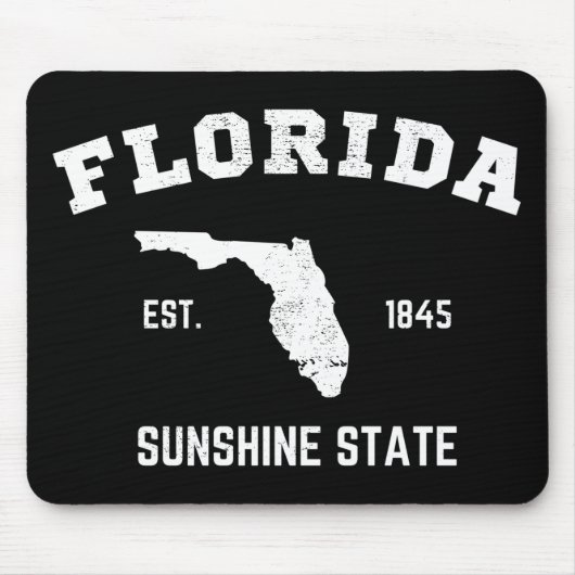 Florida Est 1845 Sunshine Staat Mousepad (Vorne)