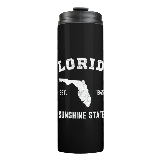 Florida Est 1845 Sunshine Staat Thermosbecher (Vorderseite)