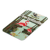 Florida Everglades Cartoon Travel Poster Magnet (Linke Seite)