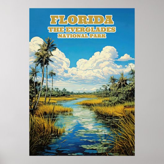 Florida Everglades Nationalpark V02 Poster (Vorne)