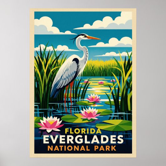 Florida Everglades Nationalpark V04 Poster (Vorne)
