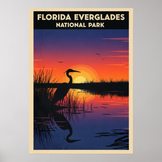 Florida Everglades Nationalpark V05 Poster (Vorne)