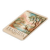 Florida-Everglades-Wildtier-Vogel-Textur-Landschaf Magnet (Linke Seite)