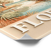 Florida Everglades Wildtier Vogel Textur Landschaf Poster (Ecke)