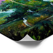 Florida Everglades Wind Painting Poster (Ecke)