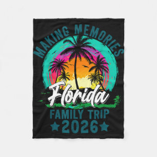 Florida-Familienreise 2026 Sommer-Familienurlaub Fleecedecke
