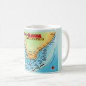 Florida Fishing Map Tasse (VorderseiteRechts)