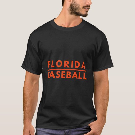 Florida Fl Baseball Fans Gator Staatsstolz T-Shirt (Vorderseite)