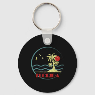 Florida Fl Citrus Staat Summer Miami Vibes Beach V Schlüsselanhänger