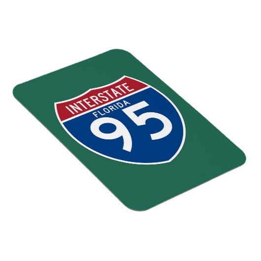 Florida FL I-95 Interstate Highway Shield - Magnet (Rechte Seite)