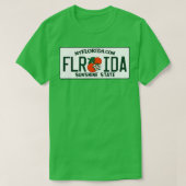 Florida FL License Plate Classic T-Shirt (Design vorne)