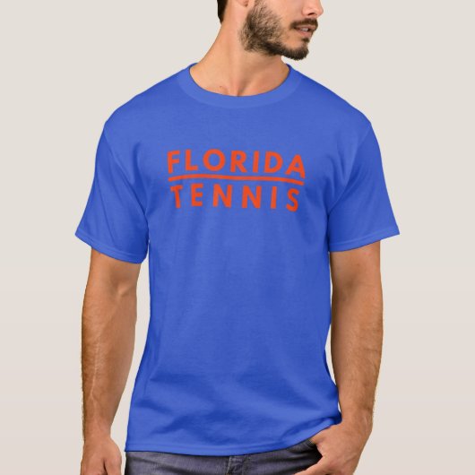 Florida FL Tennis Fans Gator Staatsstolz T-Shirt (Vorderseite)