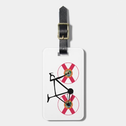 Florida Flag Cycling Gepäckanhänger (Vorderseite vertikal)