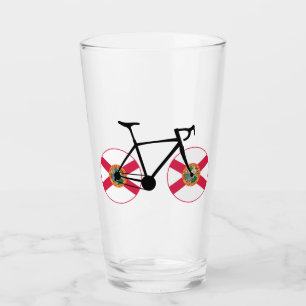 Florida Flag Cycling Glas