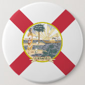 Florida Flag: Der Sonnenschein-Staat von Floridian Button (Vorderseite)