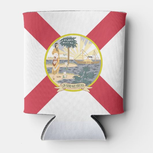 Florida Flag: Der Sonnenschein-Staat von Floridian Dosenkühler (Vorderseite)