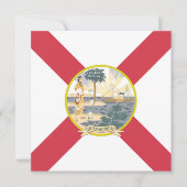 Florida Flag: Der Sonnenschein-Staat von Floridian Einladung (Vorderseite)