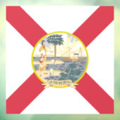 Florida Flag: Der Sonnenschein-Staat von Floridian Fensteraufkleber (Blatt 3)