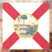 Florida Flag: Der Sonnenschein-Staat von Floridian Fensteraufkleber (Blatt 2)