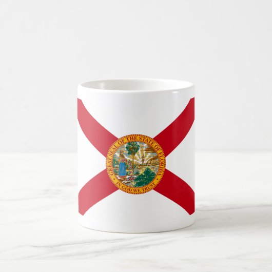 Florida Flag: Der Sonnenschein-Staat von Floridian Kaffeetasse (Mittel)