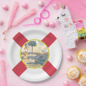 Florida Flag: Der Sonnenschein-Staat von Floridian Pappteller (Party)