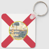 Florida Flag: Der Sonnenschein-Staat von Floridian Schlüsselanhänger (Rückseite)