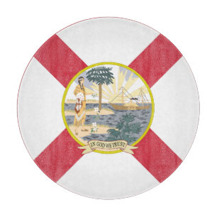 Florida Flag: Der Sonnenschein-Staat von Floridian Schneidebrett