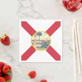 Florida Flag: Der Sonnenschein-Staat von Floridian Serviette (Beispiel)