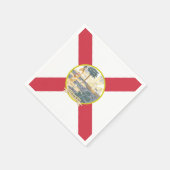 Florida Flag: Der Sonnenschein-Staat von Floridian Serviette (Ecke)