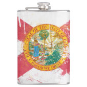 Florida-Flag Flachmann (Vorderseite)